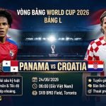 Ảnh bìa nhận định trận đấu bóng đá giữa đội tuyển Panama và Croatia tại vòng bảng World Cup 2026 trên sân Toronto.